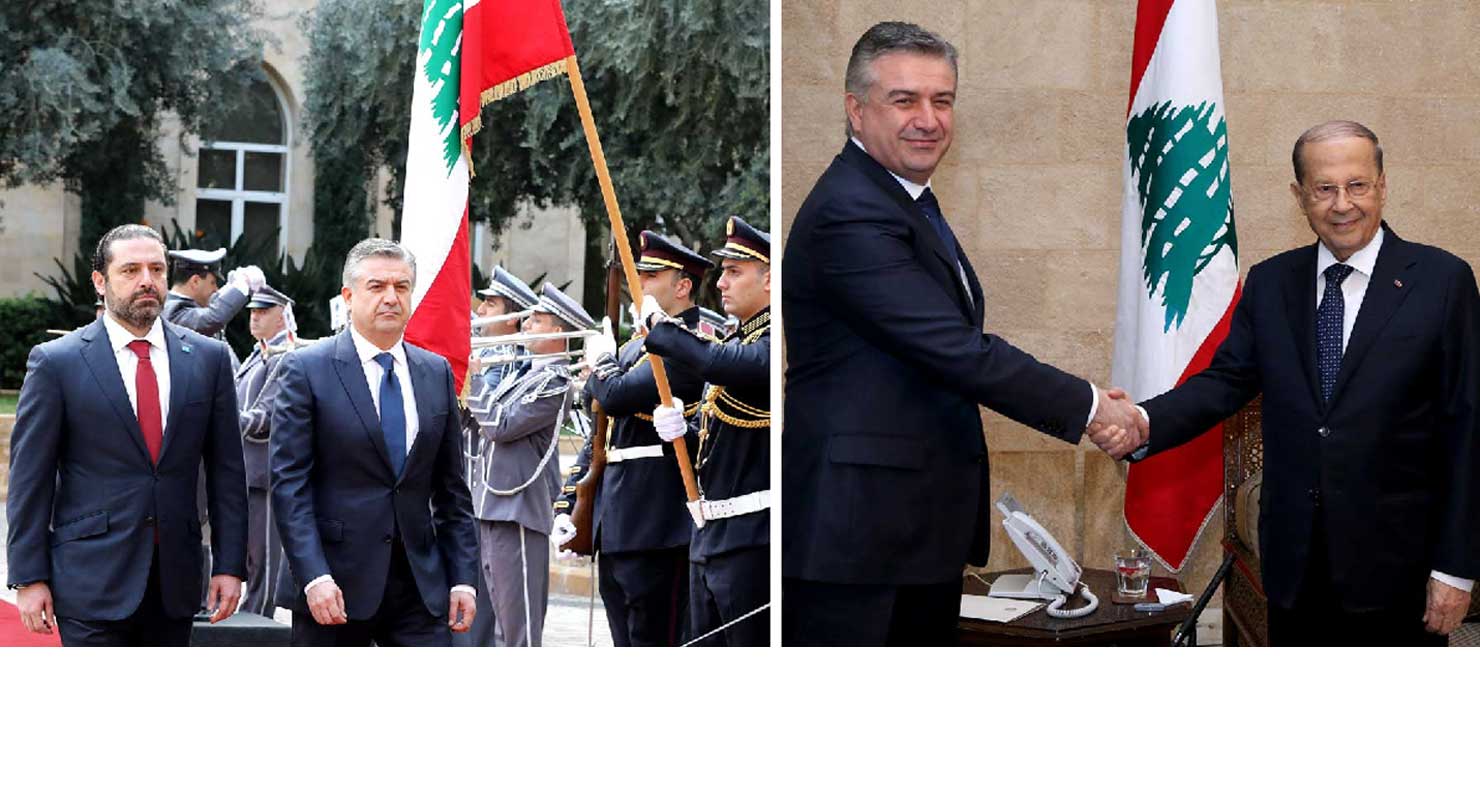 Վարչապետ Կարէն Կարապետեան Կ՛այցելէ Լիբանան