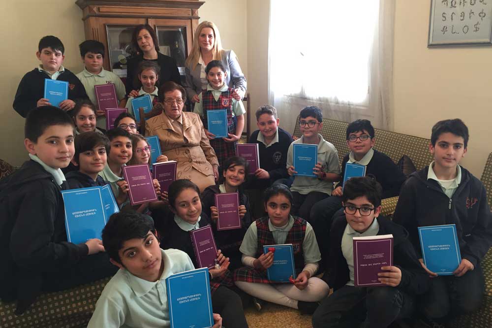 Ազգային Եղիշէ Մանուկեան Քոլեճի աշխատանքներէն