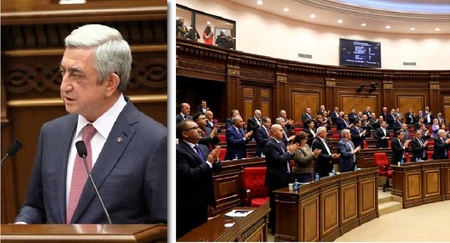 Սերժ Սարգսեան 77 Պատգամաւորի Ձայներով Ընտրուեցաւ Հայաստանի Հանրապետութեան Վարչապետ