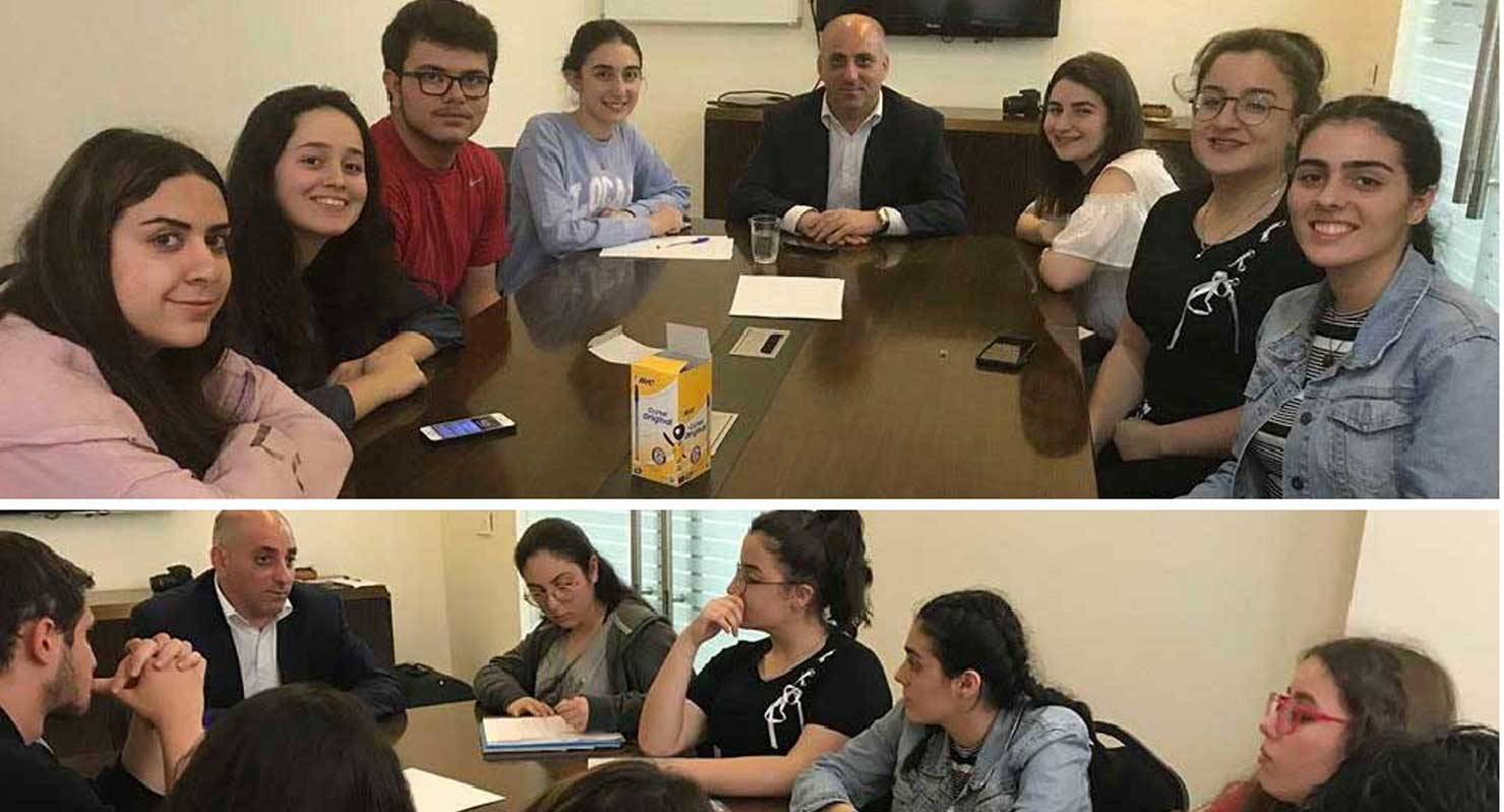 Լրագրութեան Վարժողական Ծրագիր (21).  Արտակ Սարգսեան «Ապագայ Լրագրողներ»-ուն Ներկայացուց Հայաստանի Մէջ Գործող Լրատուական Դաշտը