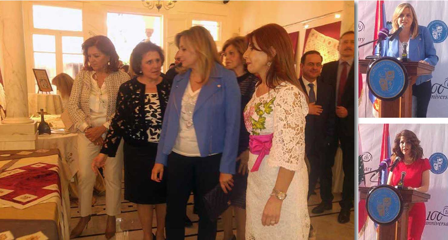 Հայկական Ձեռագործներու Ցուցահանդէս. «Հայութեան Զէնքը Իր Մշակ՛ոյթն Է» Ըսաւ Քլոտին Աուն-Ռուքոզ