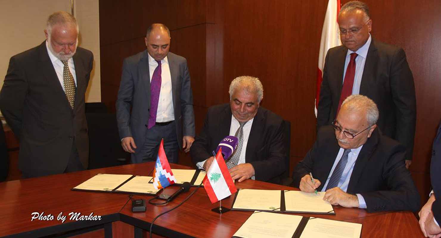 Մարտակերտի Եւ Պուրճ Համուտի Միջեւ Համագործակցութեան Յուշագիրի Պաշտօնական Ստորագրութիւն