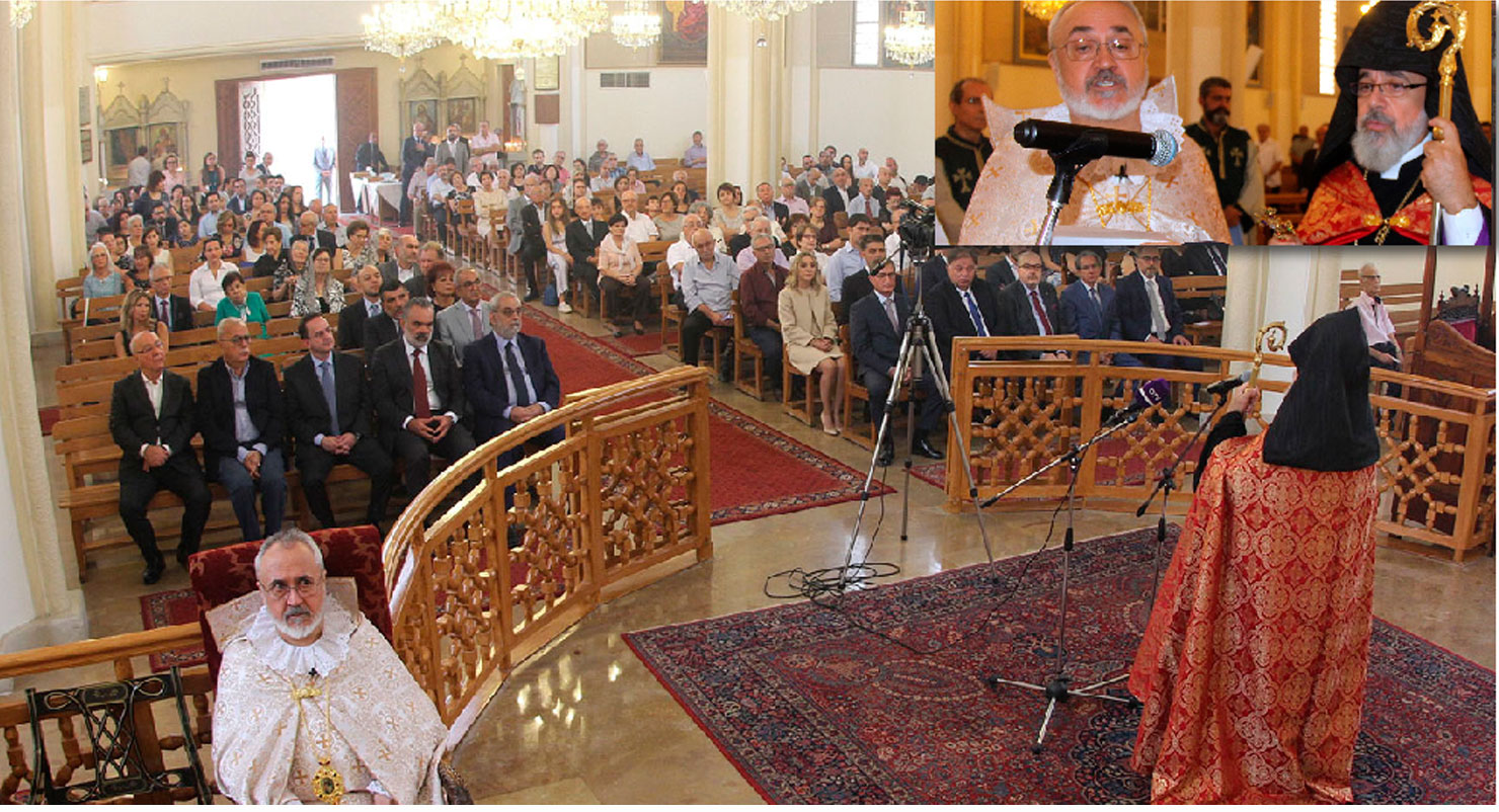 Լիբանանի Հայոց Թեմի Նորընտիր Առաջնորդ  Նարեկ Արք. Ալեէմէզեան Արժանացաւ  Ժողովրդային Ընդունելութեան