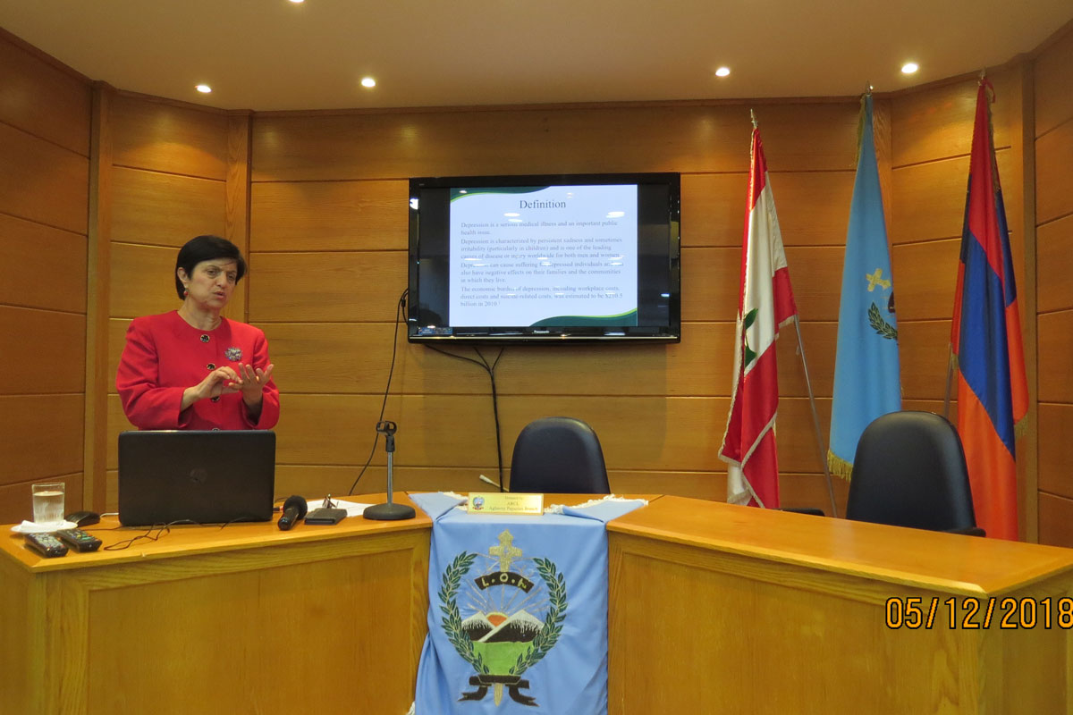 ԼՕԽ. Դոկտ. Անահիտ Տէր Վարդանեան – Քուլուիքի Ներկայացուց «Ընկճուածութիւն Եւ Տարիքային Տրամադրութեան Փոփոխութիւն» Նիւթը