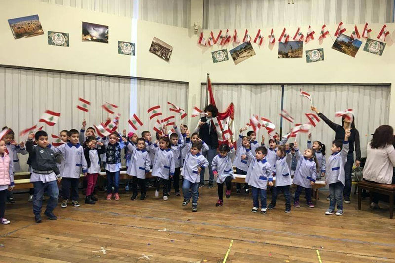 Լիբանանի Անկախութեան 75-ամեակի Նշում Ազգային Եղիշէ Մանուկեան Քոլեճի Մէջ