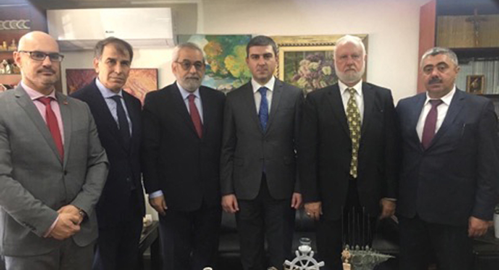 Երեսփոխան Յ. Բագրատունի Ընդունեց  Արցախի Պատուիրակութիւնը