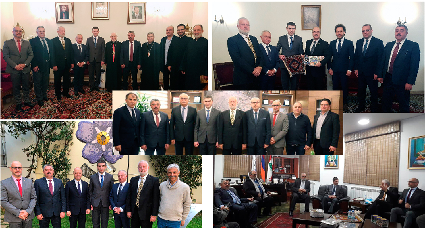 Արցախի Հանրապետութեան Պետական Նախարար  Գրիգորի Մարտիրոսեան Հանդիպումներ Ունեցաւ  Հայ Կաթողիկէ Ու Հայ Աւետարանական Հոգեւոր  Պետերուն Հետ Եւ Այցելեց Հայկազեան Համալսարան