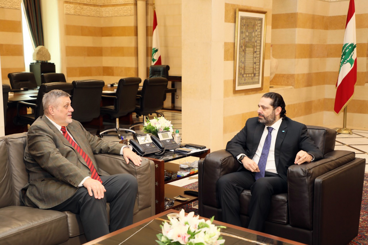 Վարչապետ Հարիրի Տեղահանուածներուն  Հարցը Քննարկեց Քուպիչի Հետ