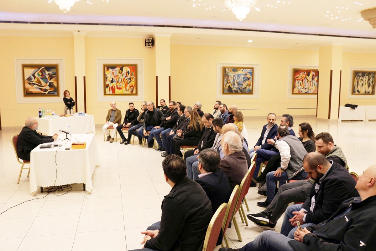 Նարեկ Արքեպիսկոպոսի Հանդիպումը  Խումբ Մը Լիբանանահայ  Երգողներու Եւ Ընկերակցողներու Հետ