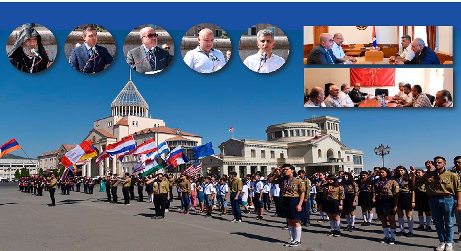 ՀՄԸՄ-ի Արցախի Մասնաճիւղի Հիմնադրութեան Պաշտօնական Արարողութիւն` Ստեփանակերտի Մէջ