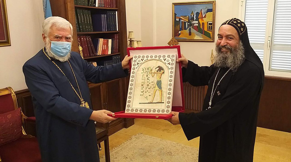 Արամ Ա. Կաթողիկոս Ընդունեց Ղպտի Համայնքի Առաջնորդը