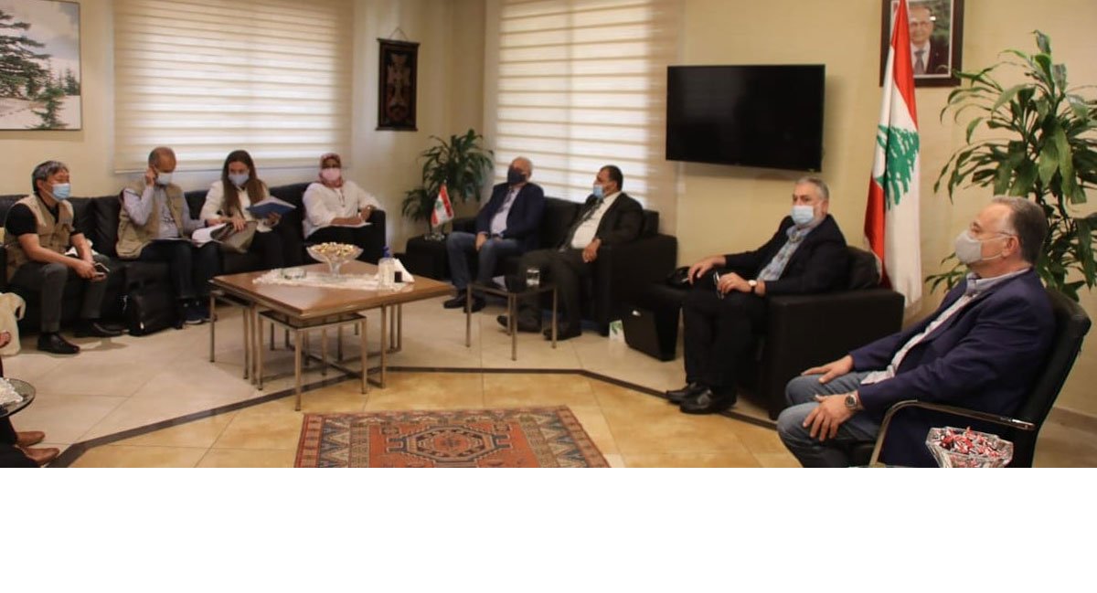 Պուրճ Համուտի Մէջ Արհեստագիտական  Շրջանային Նոր Գրասենեակ Հիմնելով`    Մայմունէ Շերիֆ Եւ Միջազգային Մարմիններ Մօտէն   Հետեւեցան Պուրճ Համուտի Քաղաքապետութեան  Իրագործած Վերականգնումի Ճիգերուն