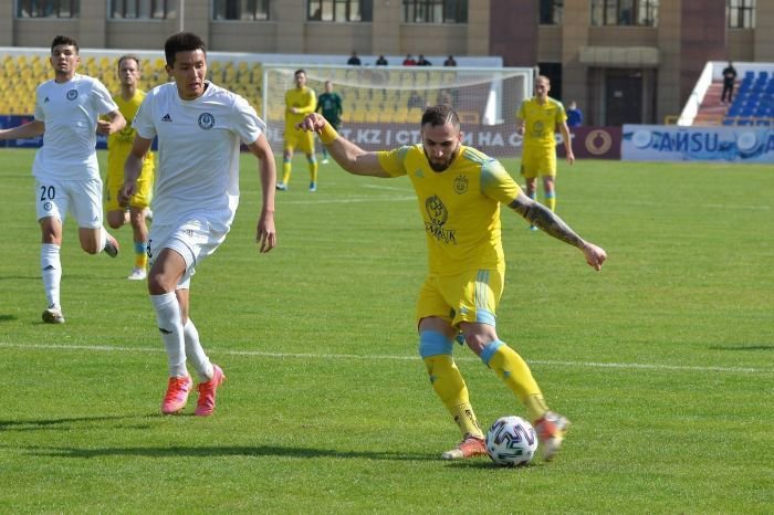 Ղազախական Ֆութպոլ.  Տիգրան Բարսեղեան` Կոլի Հեղինակ