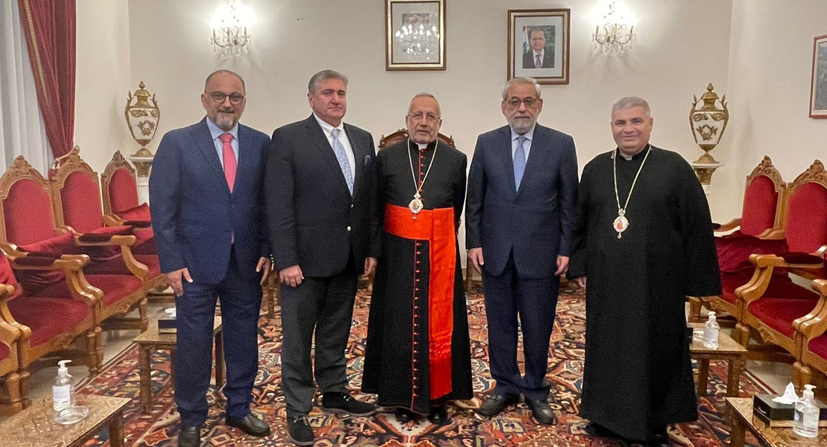 Արթուր Խաչատրեան Այցելեց Հայ Կաթողիկէ Պատրիարքարան, ՄԱՀԱԵՄ-ի Կեդրոն, Ազգային Առաջնորդարան, Պուրճ Համուտի Քաղաքապետութիւն Եւ Այնճար