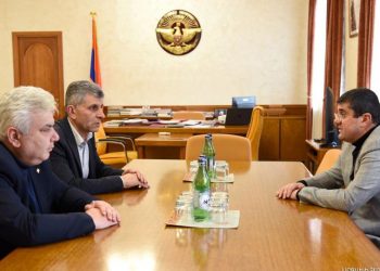 ՀՅԴ-ի Ներկայացուցիչները Հանդիպում Ունեցած Են Արցախի Հանրապետութեան Նախագահին Հետ