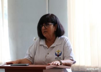 ՀՄԸՄ-ի Խմբապետուհիներէն Մարօ Քէշիշեան Հանդիպում Ունեցաւ Արցախի Սկաուտներուն Հետ