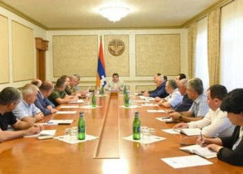Արցախի Անվտանգութեան Խորհուրդի Նիստ. Լարուածութիւնը Շփման Գիծի Շարք Մը Հատուածներու Մէջ Կը Շարունակէ Պահպանուիլ