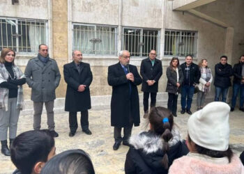 Յակոբ Բագրատունիի Այցելութիւնը Հալէպի Ազգային Միացեալ Վարժարան