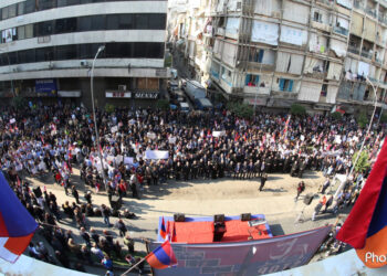 Պուրճ Համուտի Եւ Այնճարի Մէջ.  Լիբանանահայութիւնը Զօրակցեցաւ Արցախին Եւ Դատապարտեց Ազրպէյճանի Ցեղային Զտման Քաղաքականութիւնը