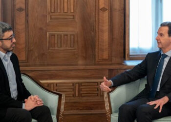 Արաբական Միացեալ Էմիրութիւններու  Արտաքին Գործոց Նախարարը  Այցելեց Սուրիոյ Նախագահին
