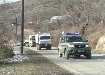 Ռուս Խաղաղապահները Մարդասիրական  Բեռներ Տեղափոխած Են Արցախ