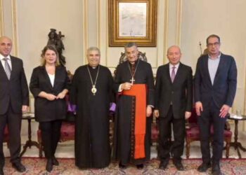 ՀՅԴ Լիբանանի Հայ Դատի Մարմինի Պատուիրակութիւնը Այցելեց Ռայի Պատրիարքին
