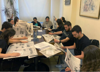 «Ապագայ Լրագրողներ»-ու Ծրագիրի Երրորդ Փուլ. Ապագայ Լրագրողները Քննարկեցին Իրենց Գրութիւններն Ու Հրատարակուած Առաջին Աշխատանքը