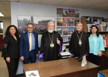 Մեծի Տանն Կիլիկիոյ Կաթողիկոսութեան Գահակալ ՆՍՕՏՏ Արամ Ա. Վեհափառ Այցելեց «Հորիզոն»-ի Խմբագրատուն