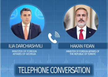 Վրաստանի Եւ Թուրքիոյ Արտաքին Գործոց Նախարարներուն Միջեւ Հեռաձայնային Հաղորդակցութիւն
