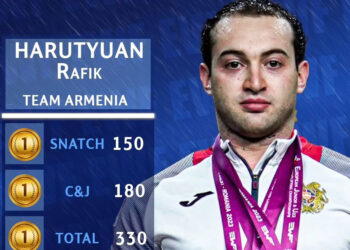 Ծանրաբարձութիւն. Եւրոպայի  Ախոյեանութիւնղ  Ռաֆիկ Յարութիւնեան Հանդիսացաւ  Եւրոպայի Ախոյեան