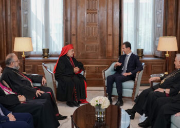 Նախագահ Ասատ Ընդունեց Ռաֆայէլ Պետրոս Իա. Կաթողիկոս Պատրիարքը