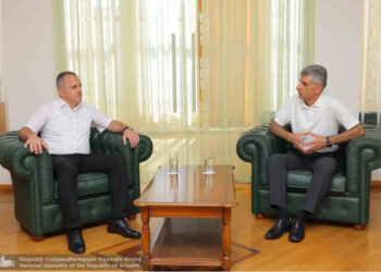Արցախի Ազգային Ժողովի Նախագահը Անվտանգութեան Խորհուրդի Քարտուղարին Հետ Քննարկած Է Անվտանգային Իրավիճակը