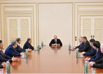 ԱՊՀ Երկիրներու Գաղտնի Սպասարկութիւններու  Ղեկավարներու Հանդիպում Ալիեւի Հետ