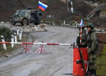 Ռուս Խաղաղապահները Ասկերանի  Շրջանին Մէջ Դիտակէտ Մը Փակած Են