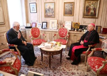 Արամ Ա. Կաթողիկոսը Նիւ Եորքի Մէջ Վատիկանի Ներկայացուցիչին Հետ Քննարկեց Արցախահայութեան Առնչուած Հարցեր