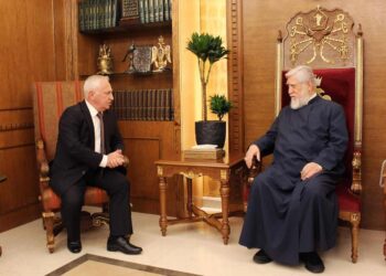 Արամ Ա. Կաթողիկոսը Ընդունեց Լիբանանի Մէջ Հայաստանի Դեսպանը