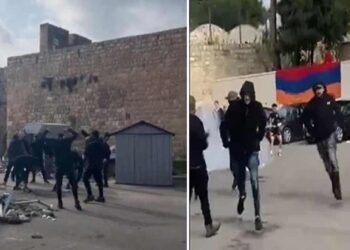 Շուրջ 30 Հոգի Դիմակներով, Փայտերով Զինուած, Արցունքաբեր Նռնակներով Յարձակած Են Երուսաղէմի Հայ Համայնքին Վրայ
