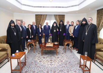 Արամ Ա. Կաթողիկոս Այցելեց Տուպայի Լիբանանեան Հիւպատոսարան