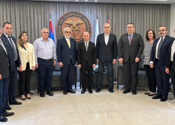 ՀՅԴ Լիբանանի Կեդրոնական Կոմիտէի Ընկերները Այցելեցին ՄԱՀԱԵՄ-ի Նախագահի Տեղապահ` Վեր. Փօլ Հայտօսթեանին