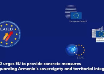 Եւրոպայի Հայ Դատի Գրասենեակը Եւրոպական Միութեան Կոչ Կ՛ուղղէ Յստակ Միջոցներու Ձեռնարկելու` Հայաստանի Ինքնիշխանութիւնն Ու Տարածքային Ամբողջականութիւնը Պաշտպանելու Համար