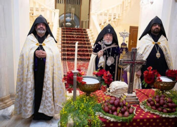 Քրիստոսի Հրաշափառ Յարութեան Տօնին.   «Ազրպէյճանի Ծաւալապաշտական Գործողութիւնները Անմիջական Սպառնալիքներ Կը Ստեղծեն Մեր Պետութեան Անվտանգութեան Դէմ» Գարեգին Բ. Կաթողիկոս
