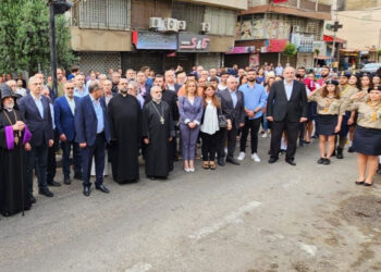 Ցեղասպանութեան 109-Ամեակի Ոգեկոչում` Պուրճ Համուտի Մէջ Գտնուող Խաչքարին Առջեւ