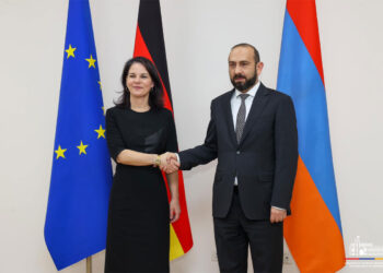 Հայաստանի Եւ Գերմանիոյ Արտաքին Գործոց  Նախարարները Միտքեր Փոխանակած Են  Շրջանային Հարցերու Շուրջ