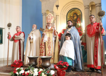 Ս. Ծննդեան Տօնին Առիթով.  Առաջնորդական Ս. Պատարագ Եւ Շնորհաւորական Ընդունելութիւններ