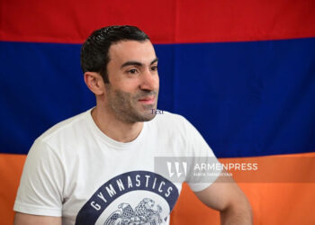 Մարմնամարզութիւն.  Վահագն Դաւթեան Ոսկի Մետալ Շահեցաւ