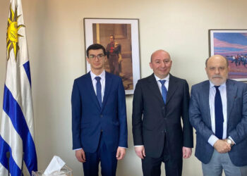 Ուրուկուէյի Կողմէ Հայոց Ցեղասպանութեան Ճանաչման 60-ամեակի Առիթով Հանդիպում՝ Լիբանանի Մէջ Ուրուկուէյի Դեսպանին Հետ
