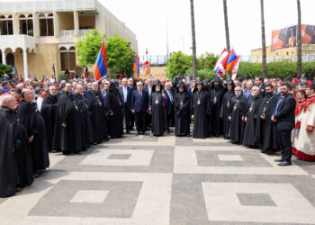 Հայոց Ցեղասպանութեան 110-Ամեակի Նշում  Անթիլիասի Մայրավանքին Մէջ