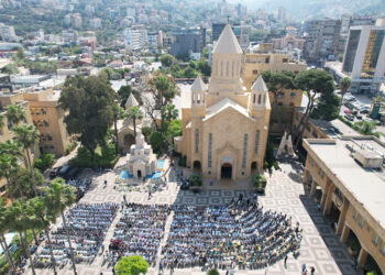 Հայոց Ցեղասպանութեան 110-Ամեակի Ոգեկոչման Աշակերտական Հաւաք`  Անթիլիասի Մայրավանքի Հայոց Ցեղասպանութեան Յուշարձան-Մատրան Դիմաց