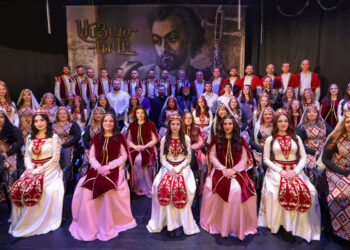 «Շնորհալի» Երգչախումբը Սայաթ Նովան Քառաձայն Երգեցողութեամբ Հրամցուց Մշակութասէր Հանրութեան