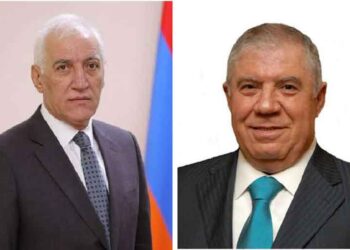 Հայաստանի Հանրապետութեան Նախագահ Վահագն Խաչատուրեանի Ցաւակցագիրը Նազարէթ Սապունճեանի Մահուան Առիթով